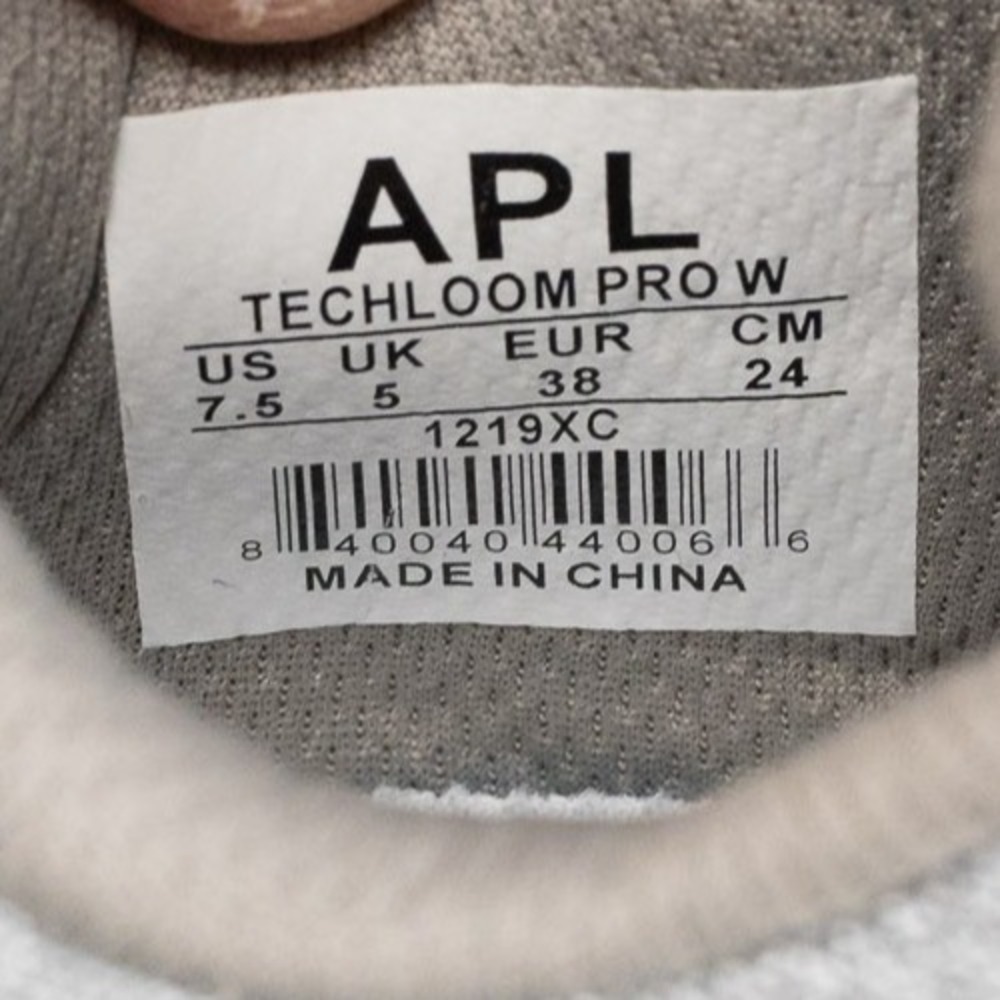 APL Women's TechLoom Pro Running Shoes Gray Knit Size 7.5 - Picture 5 of 9